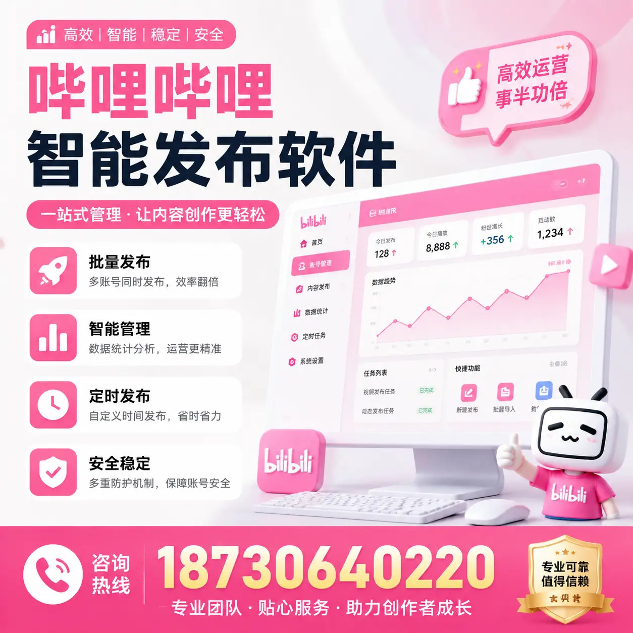 如何评估哔哩哔哩智能发布软件的ROI?铁岭 企业必读